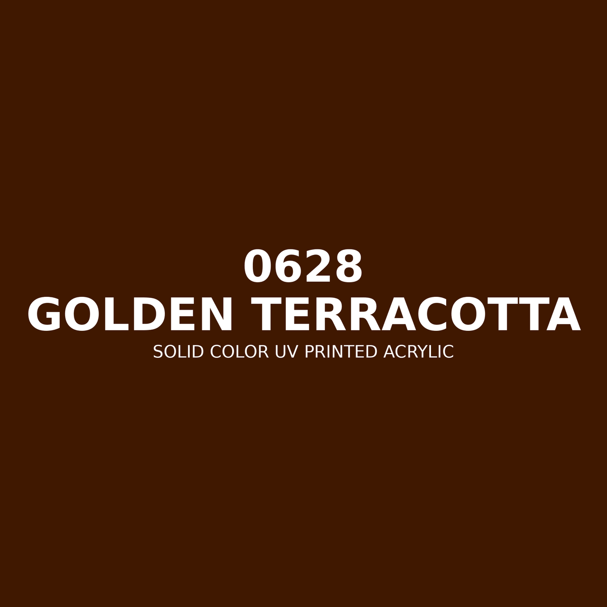 0628 | Golden Terracotta | Solid Color UV Printed Acrylic - Solid Color UV Printed Acrylic