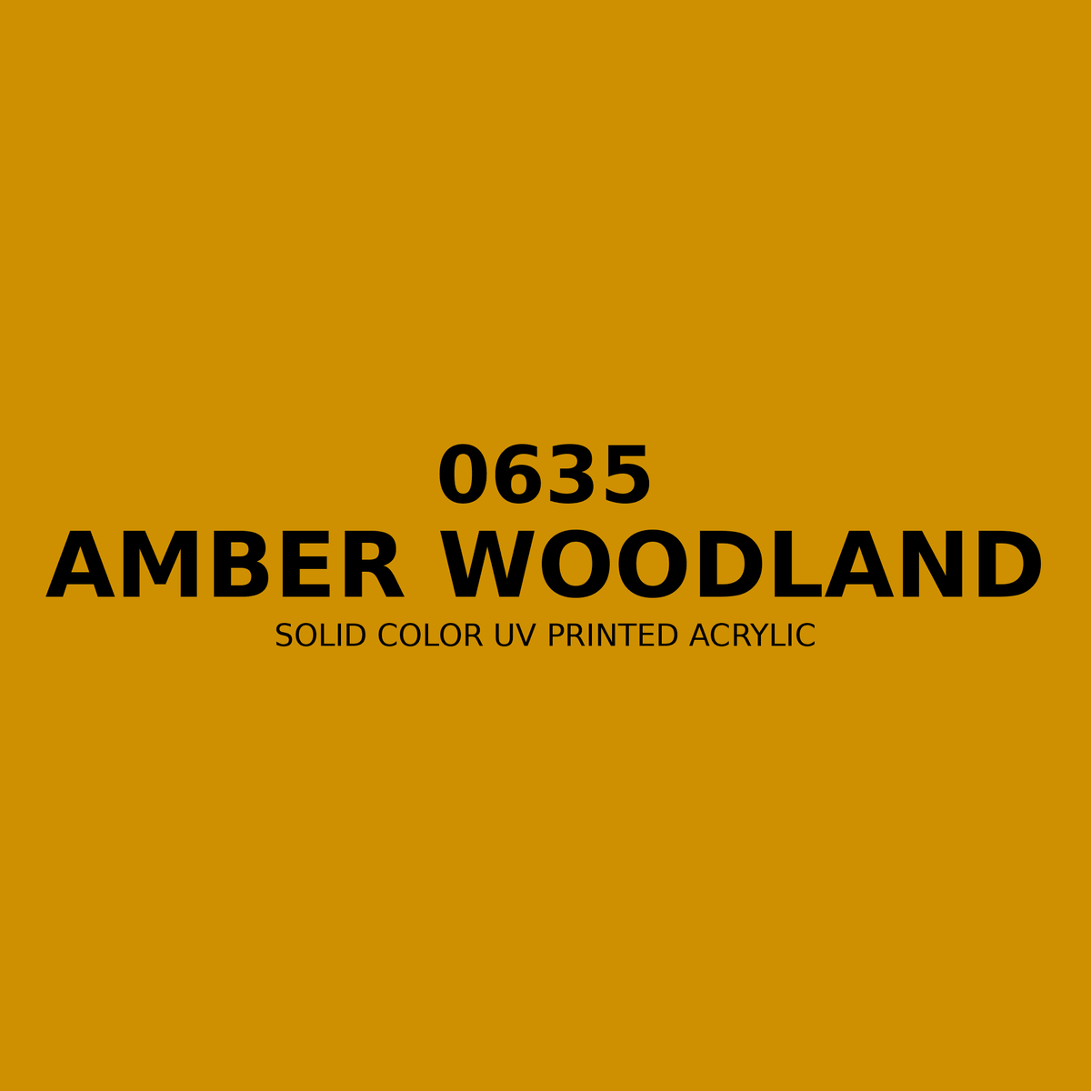 0635 | Amber Woodland | Solid Color UV Printed Acrylic - Solid Color UV Printed Acrylic