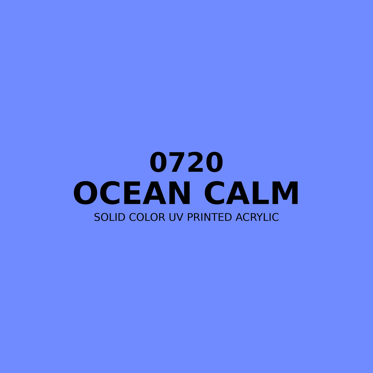 0720 | Ocean Calm | Solid Color UV Printed Acrylic - Solid Color UV Printed Acrylic
