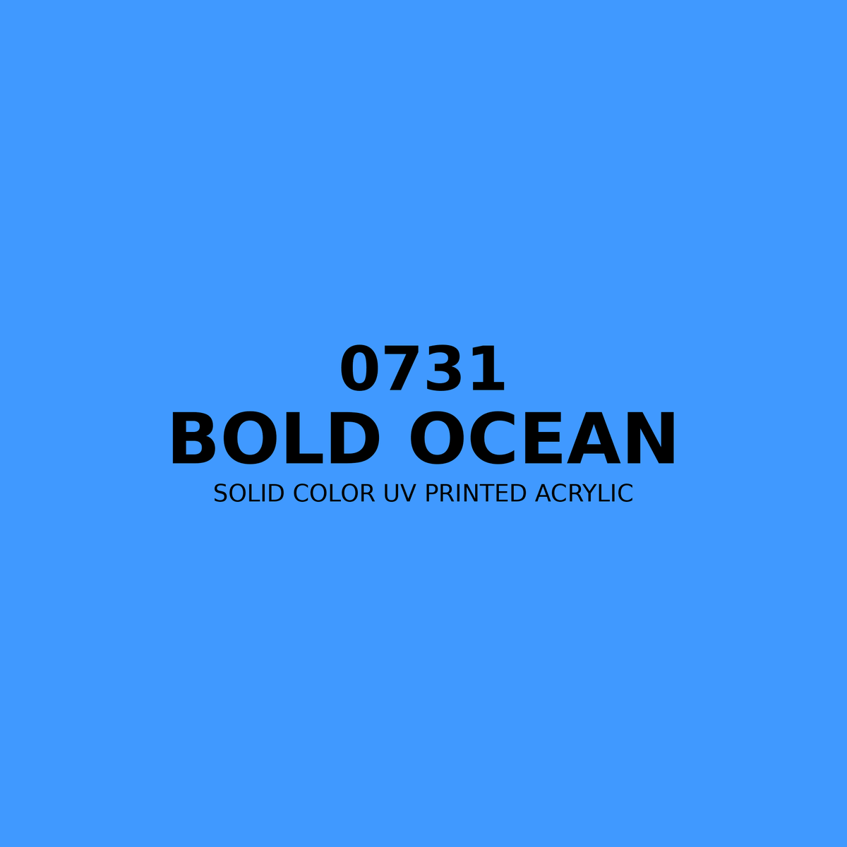 0731 | Bold Ocean | Solid Color UV Printed Acrylic - Solid Color UV Printed Acrylic
