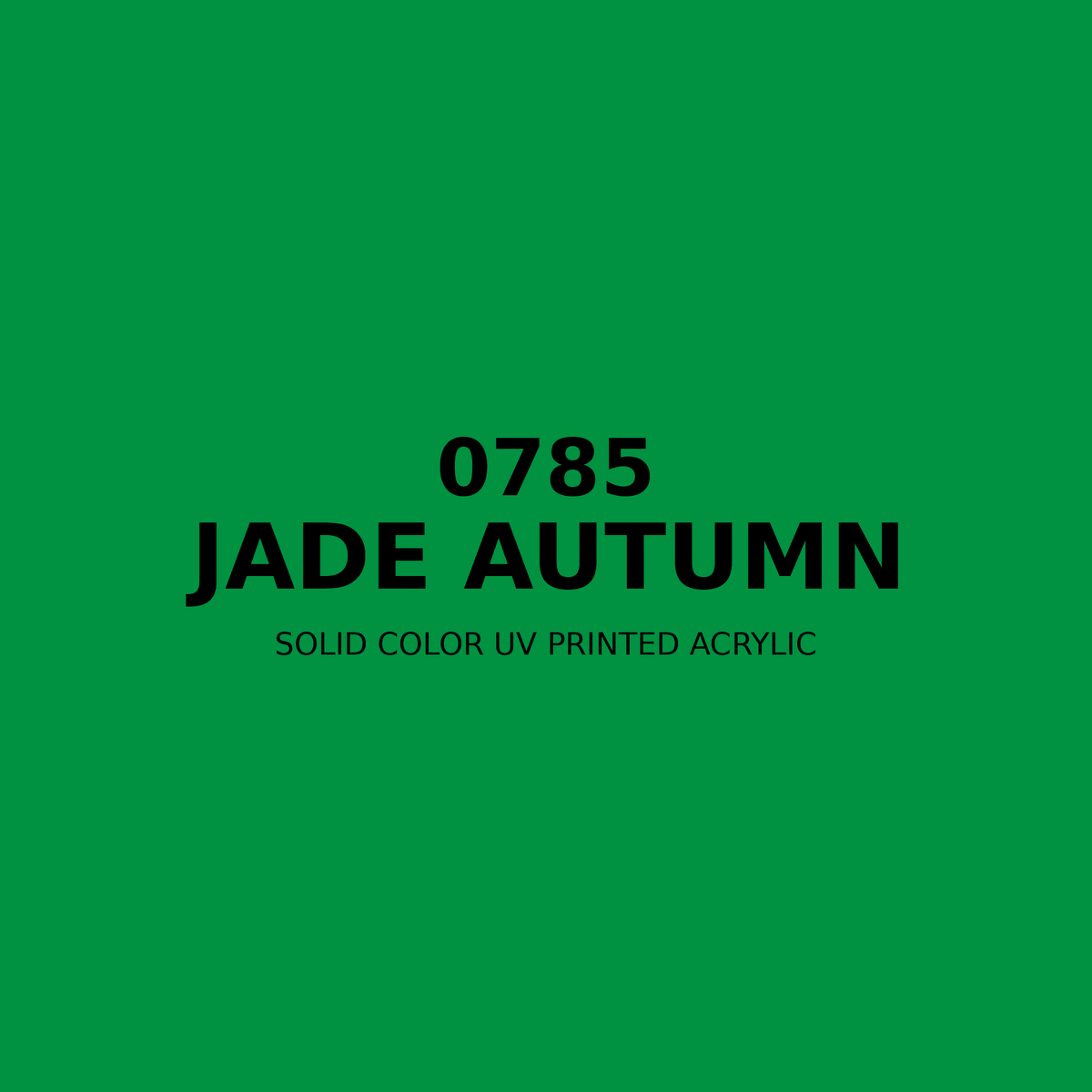 0785 | Jade Autumn | Solid Color UV Printed Acrylic - Solid Color UV Printed Acrylic