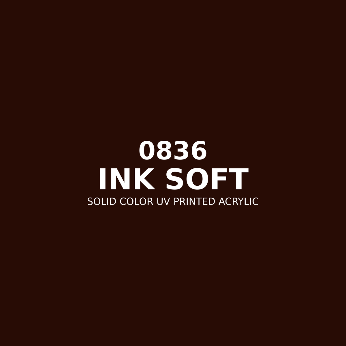 0836 | Ink Soft | Solid Color UV Printed Acrylic - Solid Color UV Printed Acrylic