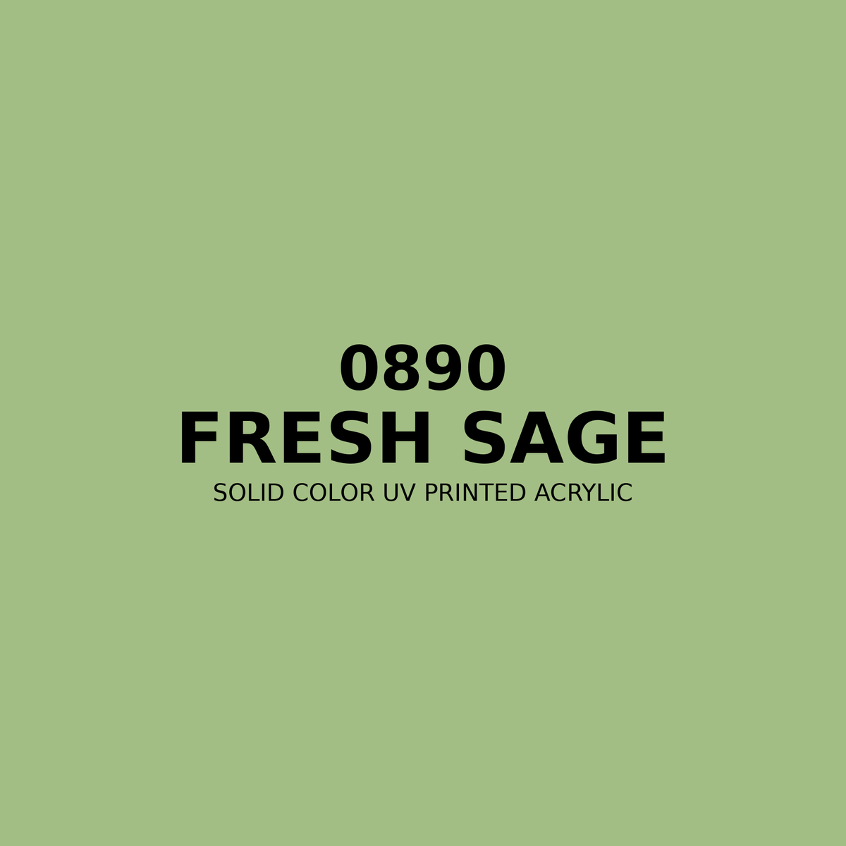0890 | Fresh Sage | Solid Color UV Printed Acrylic - Solid Color UV Printed Acrylic