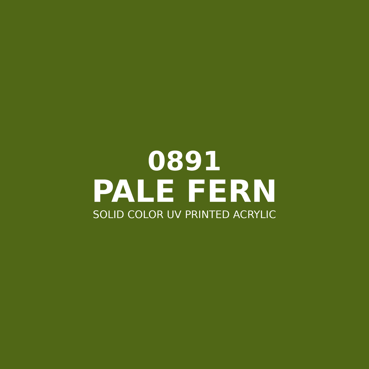 0891 | Pale Fern | Solid Color UV Printed Acrylic - Solid Color UV Printed Acrylic