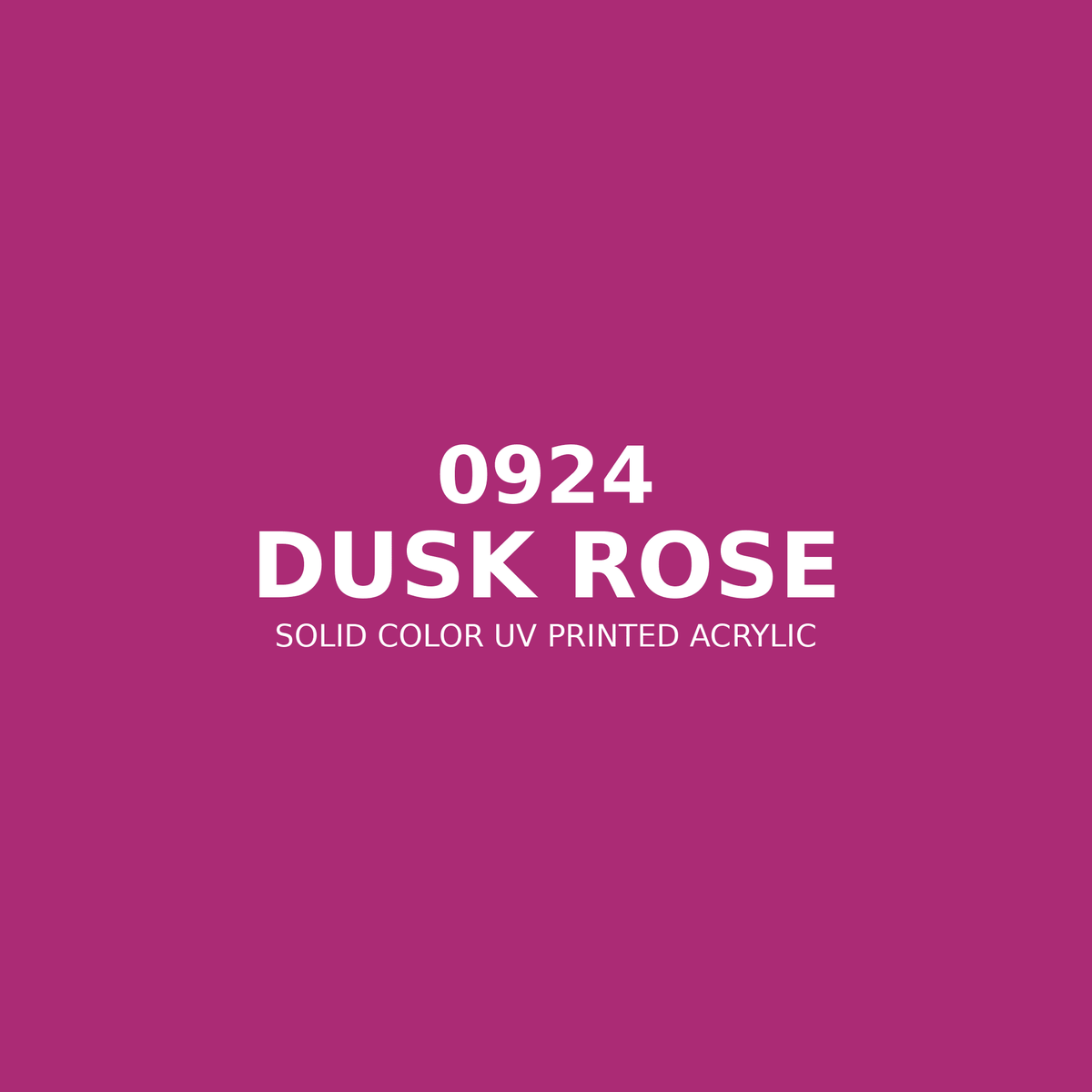 0924 | Dusk Rose | Solid Color UV Printed Acrylic - Solid Color UV Printed Acrylic