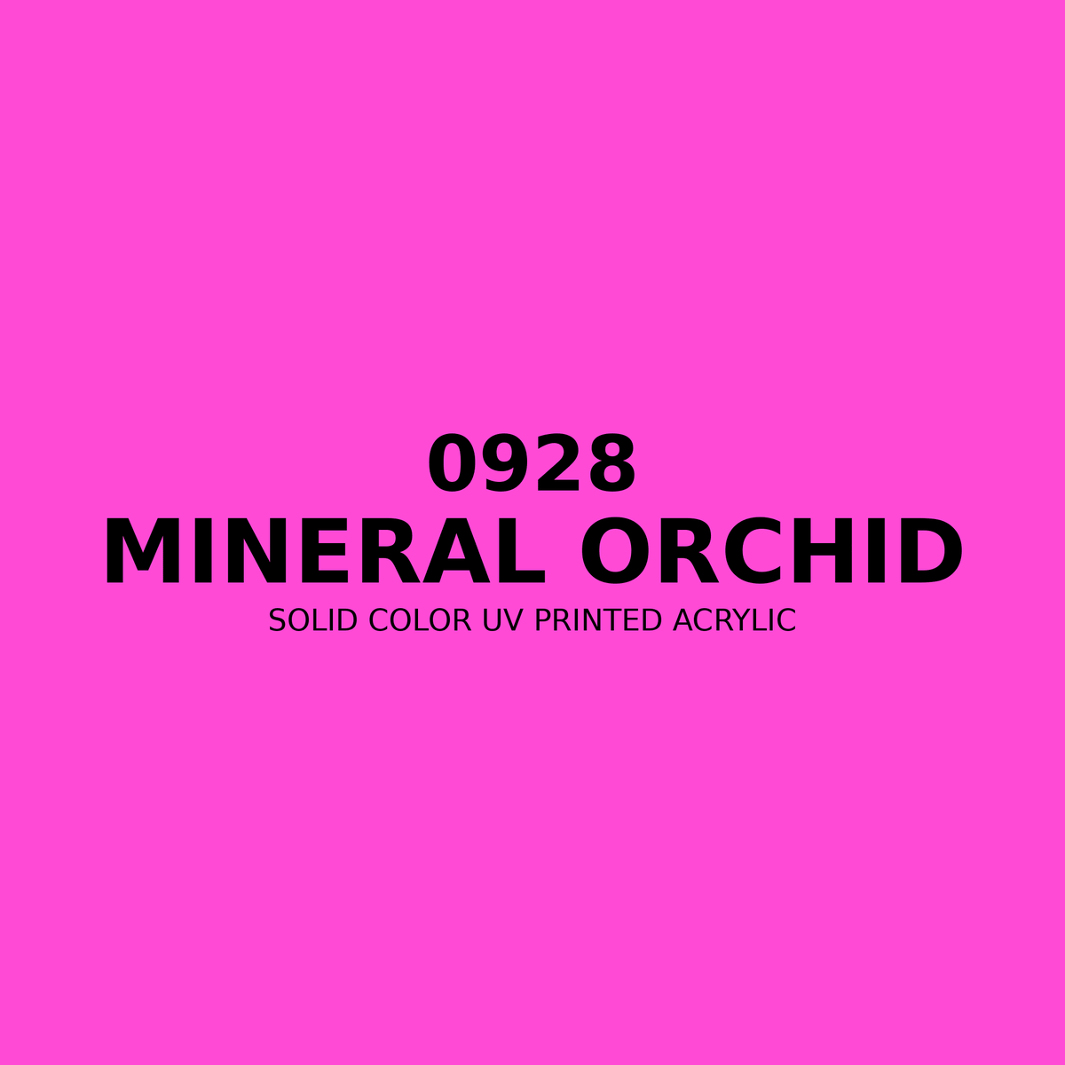 0928 | Mineral Orchid | Solid Color UV Printed Acrylic - Solid Color UV Printed Acrylic