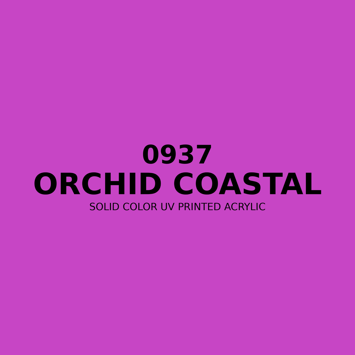 0937 | Orchid Coastal | Solid Color UV Printed Acrylic - Solid Color UV Printed Acrylic
