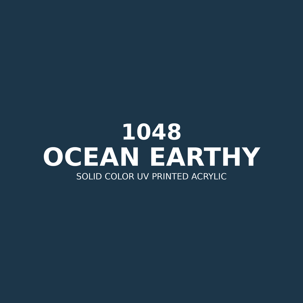 1048 | Ocean Earthy | Solid Color UV Printed Acrylic - Solid Color UV Printed Acrylic