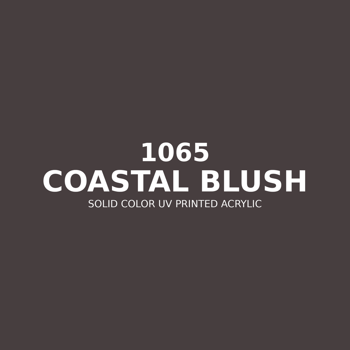 1065 | Coastal Blush | Solid Color UV Printed Acrylic - Solid Color UV Printed Acrylic