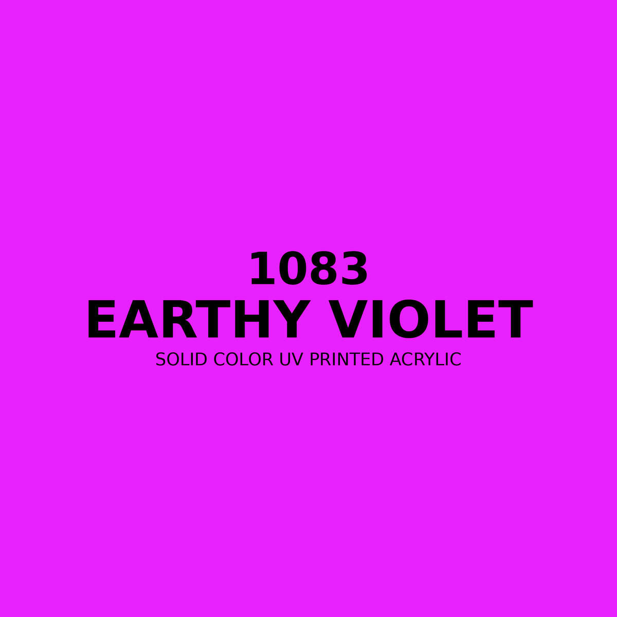 1083 | Earthy Violet | Solid Color UV Printed Acrylic - Solid Color UV Printed Acrylic