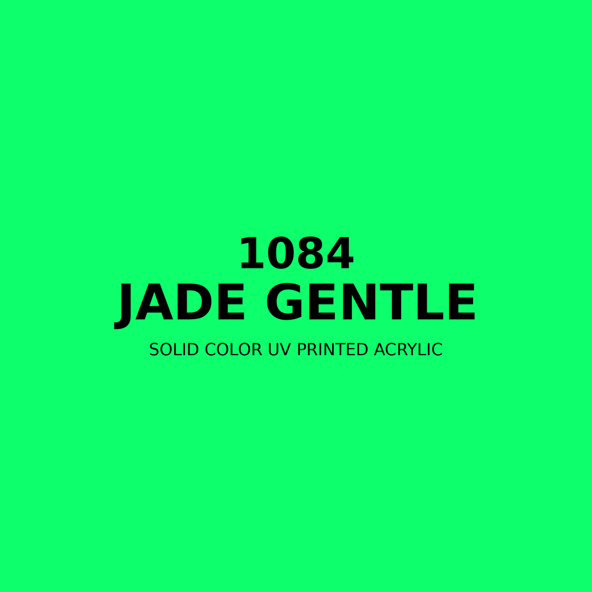 1084 | Jade Gentle | Solid Color UV Printed Acrylic - Solid Color UV Printed Acrylic