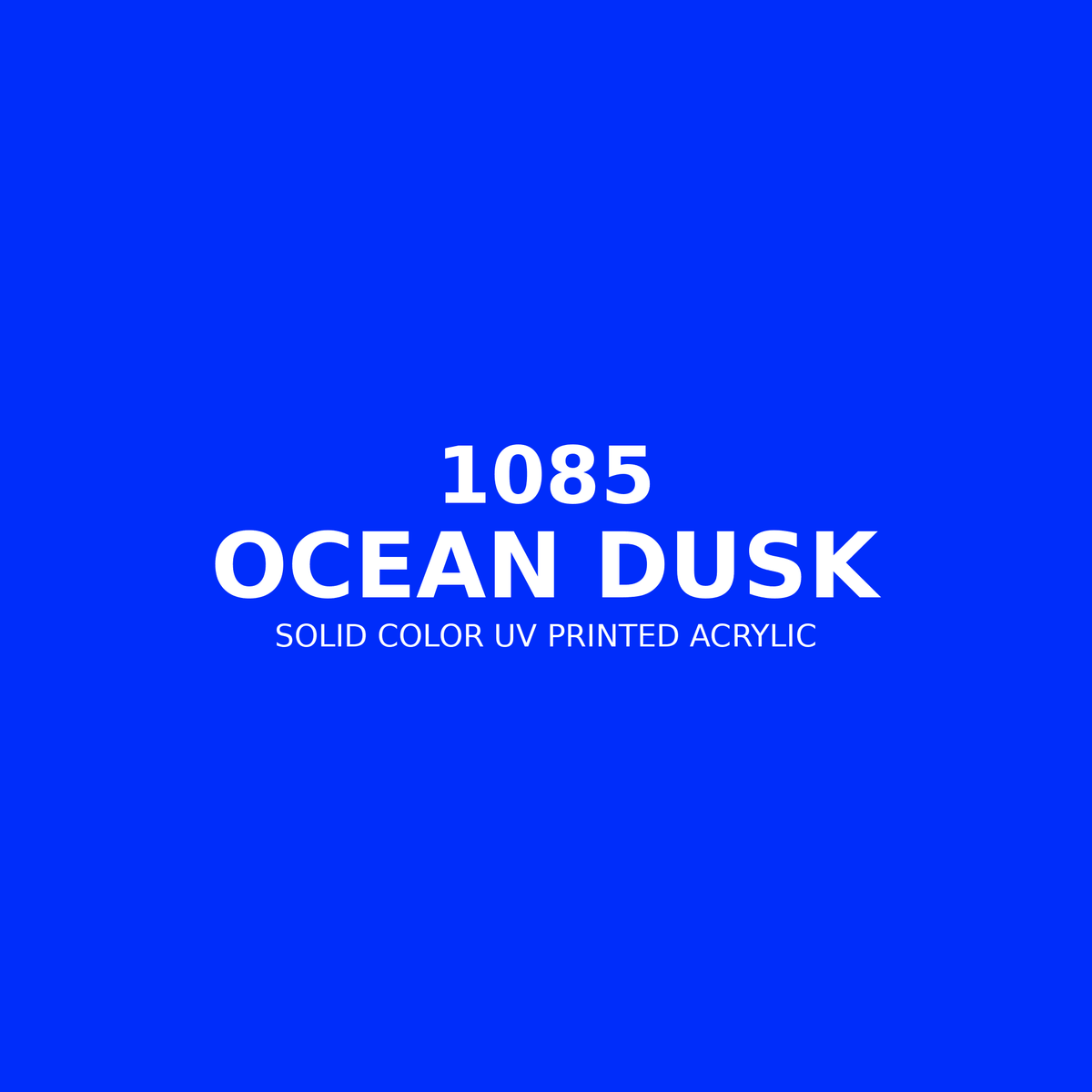 1085 | Ocean Dusk | Solid Color UV Printed Acrylic - Solid Color UV Printed Acrylic