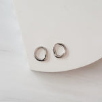 12mm Silver Circle Alloy Twisted Linking Rings, 10 Pieces, Connector 20 - 