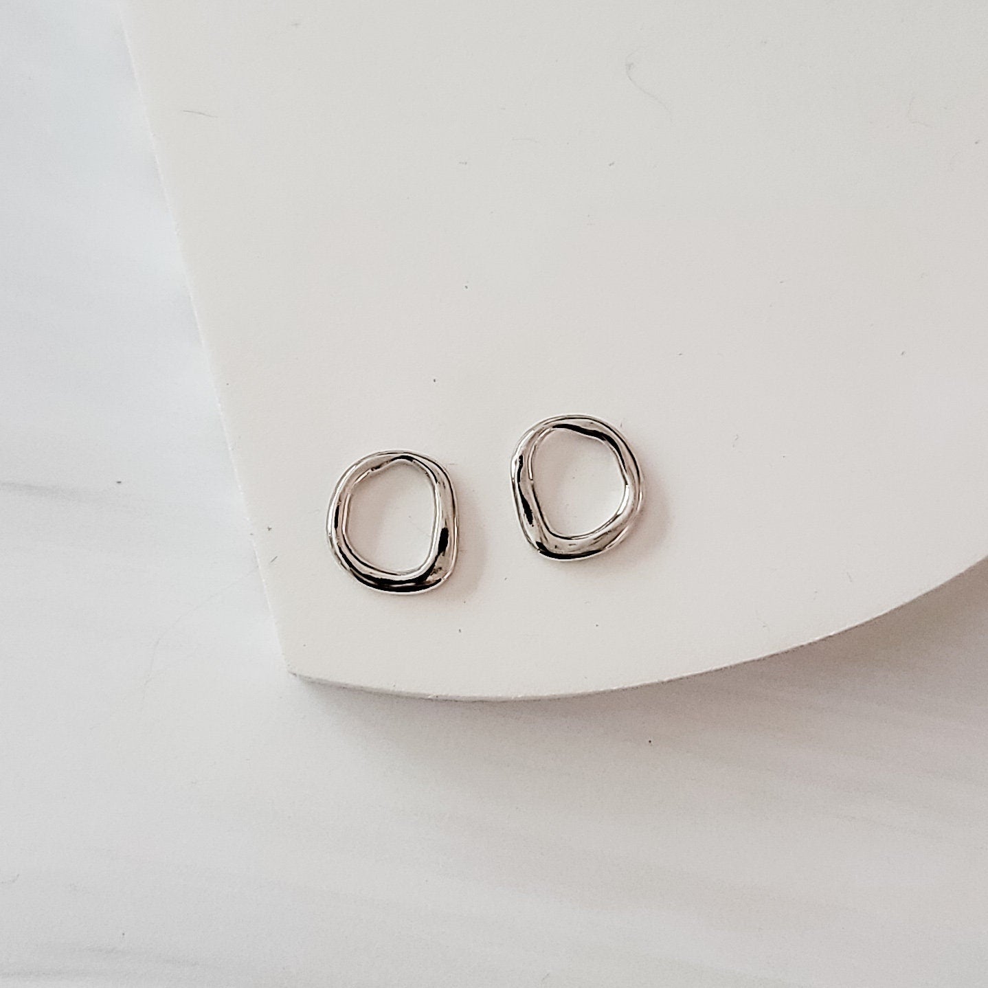 12mm Silver Circle Alloy Twisted Linking Rings, 10 Pieces, Connector 20 - 