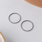 12mm Silver Stainless Steel Circle Linking Rings (Smooth), 10 Pieces, Connector 18 - 
