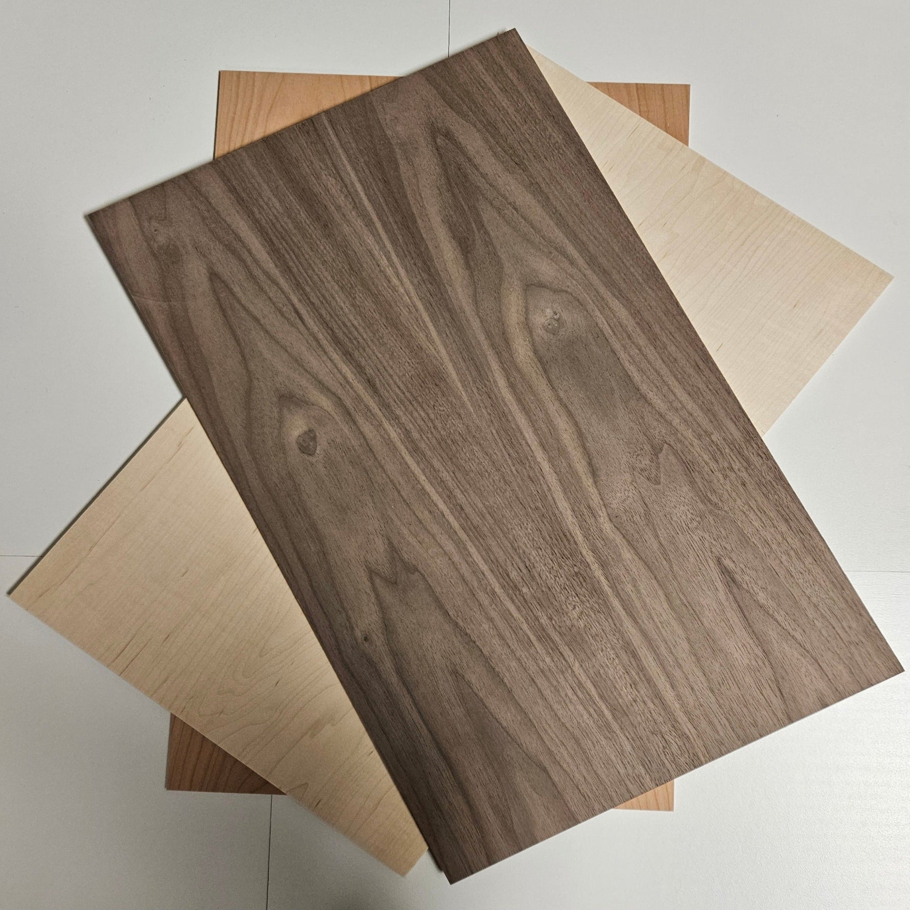 1/4 Microply Pack of 18 (Includes 6 Cherry, 6 Maple, 6 Walnut) - 