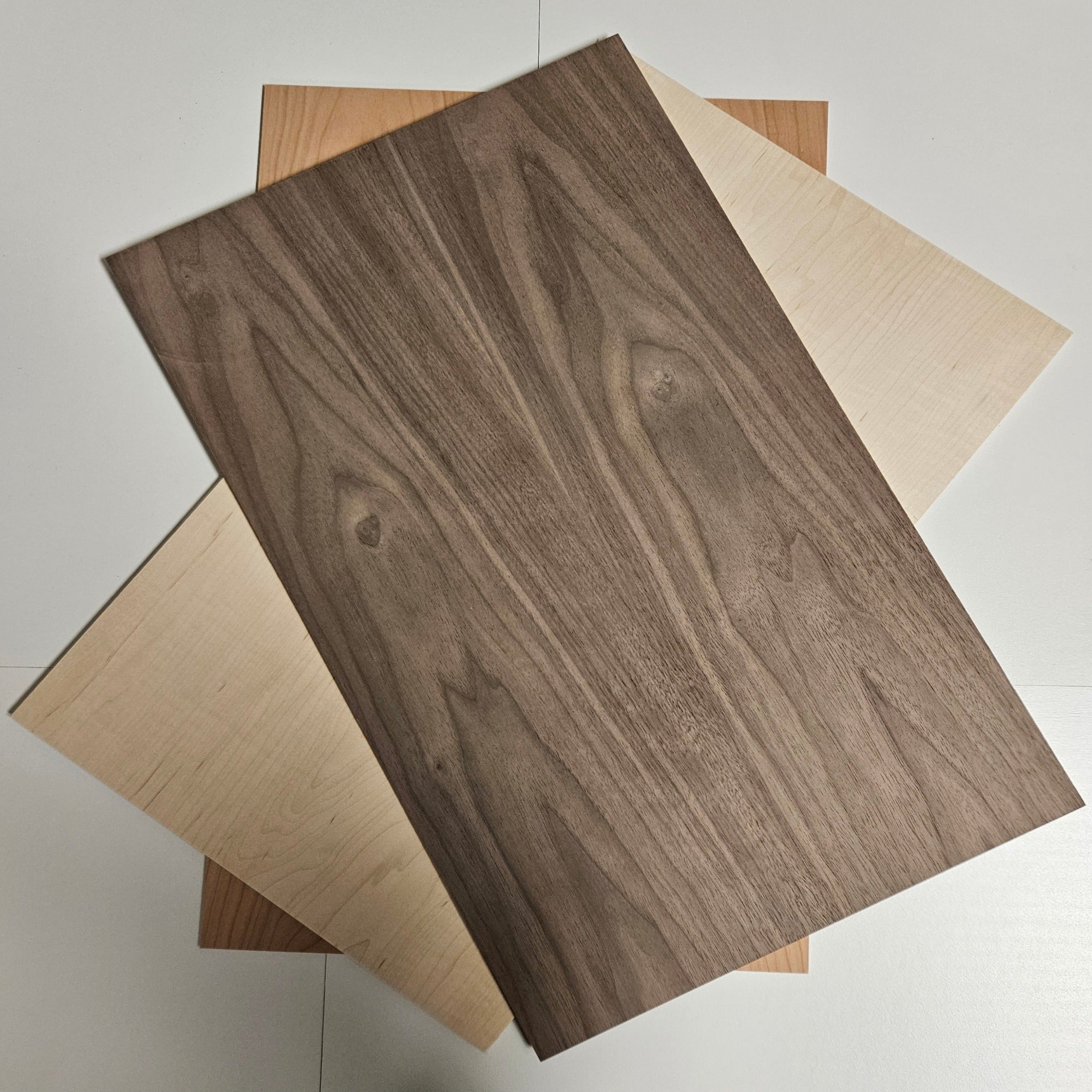 1/4 Microply Pack of 18 (Includes 6 Cherry, 6 Maple, 6 Walnut) - 
