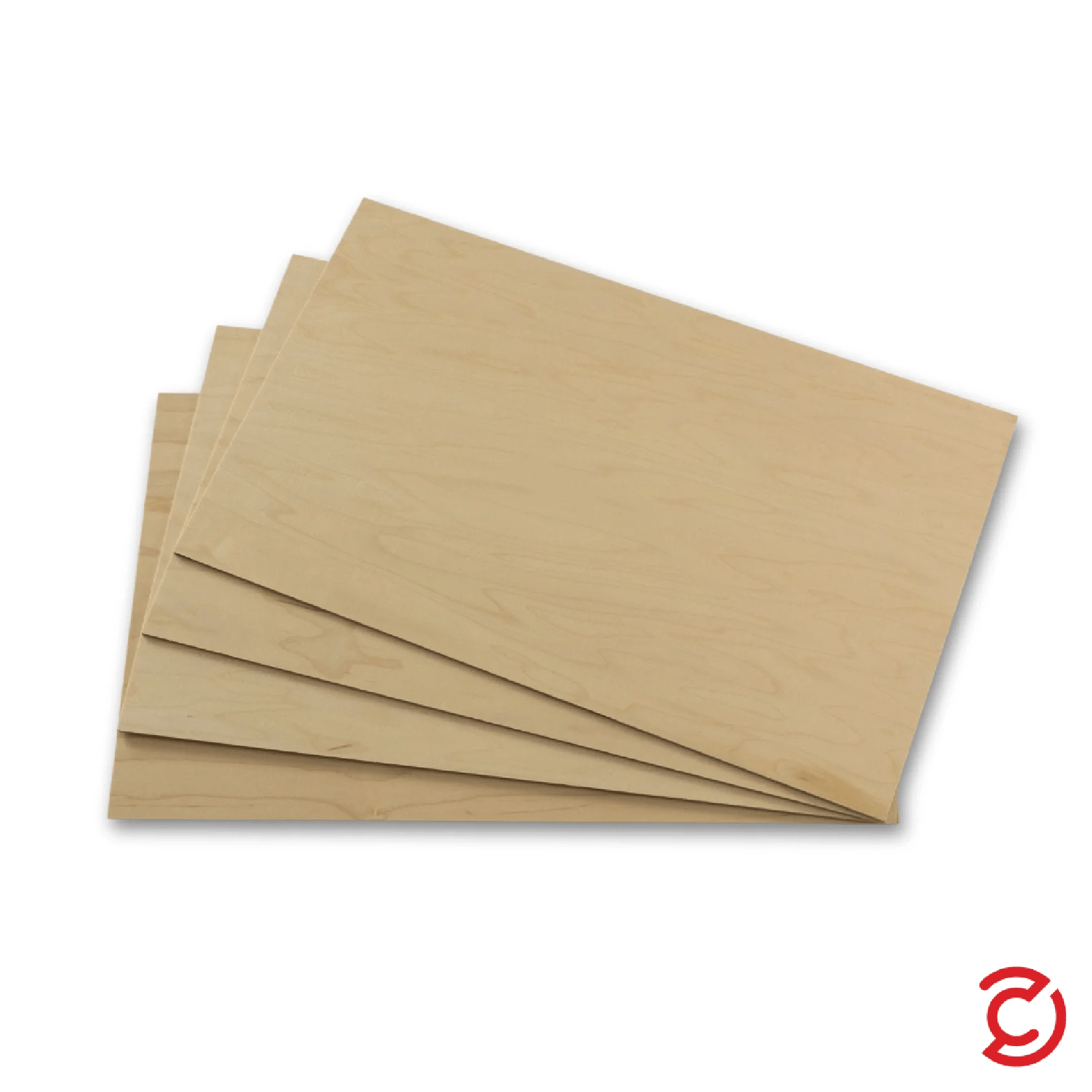 1/4" Prefinished Maple Plywood Pack (Free Shipping) - 