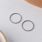 16mm Silver Stainless Steel Circle Linking Rings (Smooth), 10 Pieces, Connector 17 - 