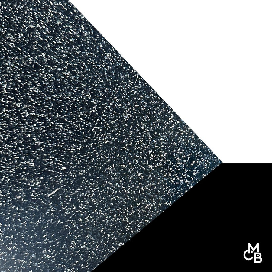1/8" Black Glitter Cast Acrylic Sheets - Acrylic Sheets
