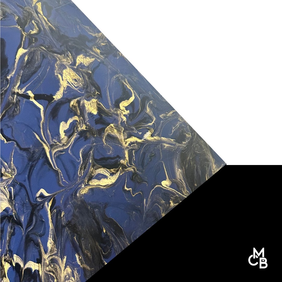 1 8 blue golden swirl marble cast acrylic sheets custom made better