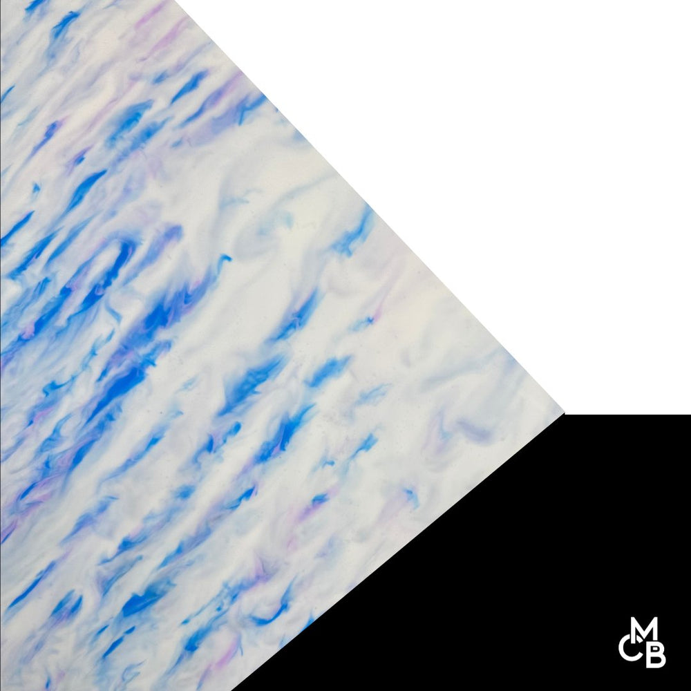 1/8" Cotton Candy Clouds Marble Cast Acrylic Sheets - Acrylic Sheets