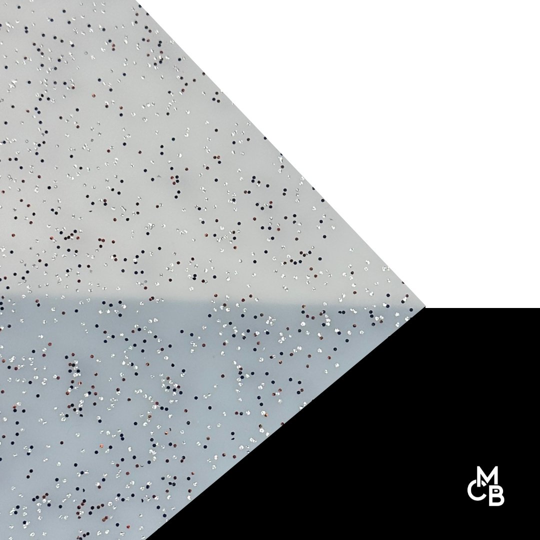 1/8" Crimson Dusk Glitz Glitter Cast Acrylic Sheets - Acrylic Sheets