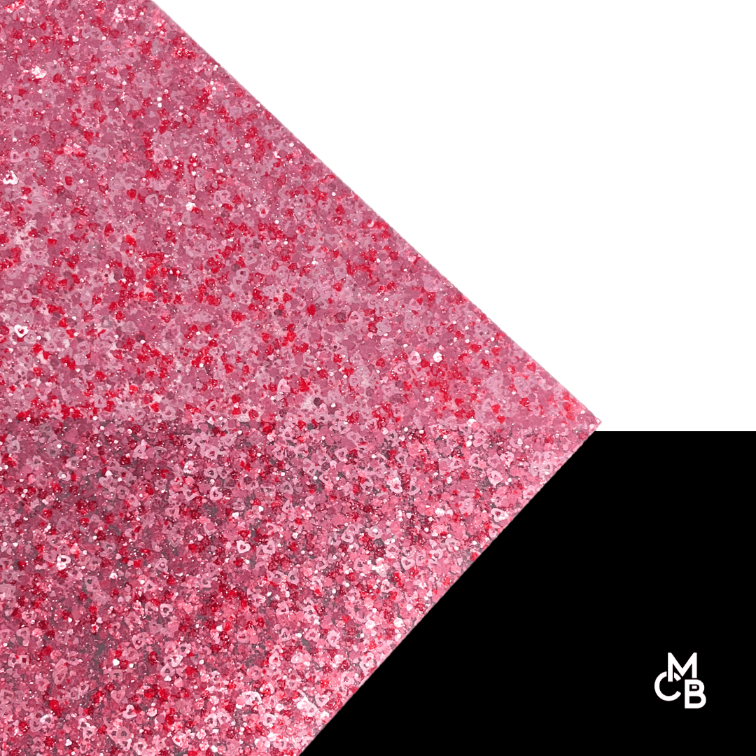 1/8" Cupid's Crush GlitterBlend Cast Acrylic Sheets - Acrylic Sheets