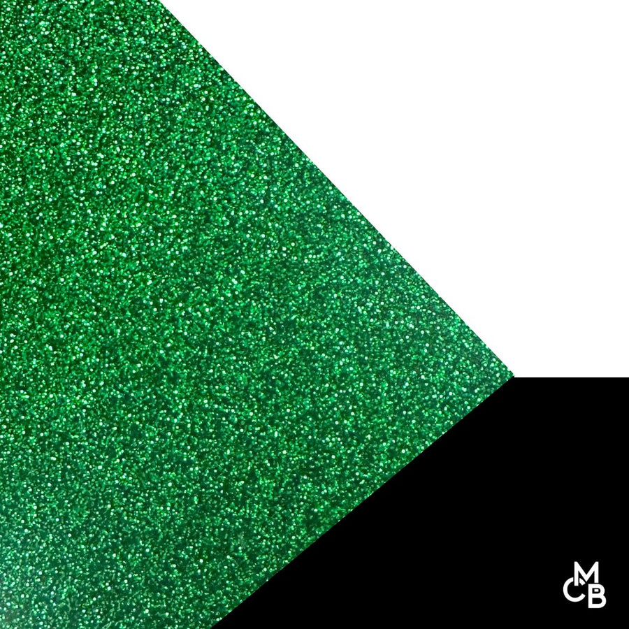1/8" Emerald Green Glitter Cast Acrylic Sheets - Acrylic Sheets