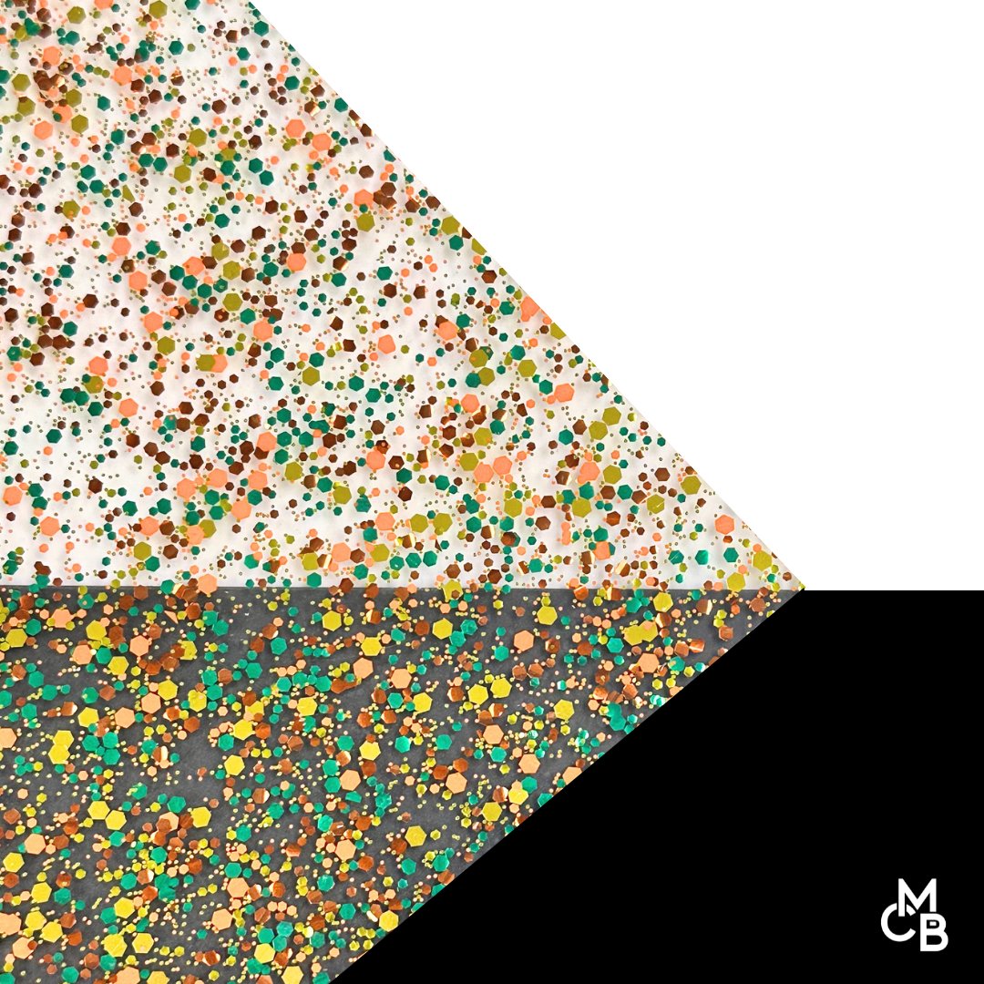 1/8" Fall Confetti Glitter Cast Acrylic Sheets - Acrylic Sheets