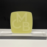 1/8" Frosted Chiffon Lemon Cast Acrylic Sheets | Matte/Gloss Finish Single Sided Matte - Acrylic Sheets