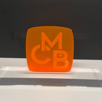 1/8" Frosted Fluorescent Orange Cast Acrylic Sheets Both Sides Matte - Acrylic Sheets