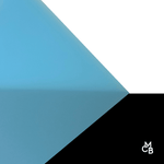 1/8" Frosted Light Cerulean Cast Acrylic Sheets | Matte/Gloss Finish Single Sided Matte - Acrylic Sheets