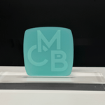 1/8" Frosted Turquoise Waters Cast Acrylic Sheets | Matte/Gloss Finish Single Sided Matte - Acrylic Sheets