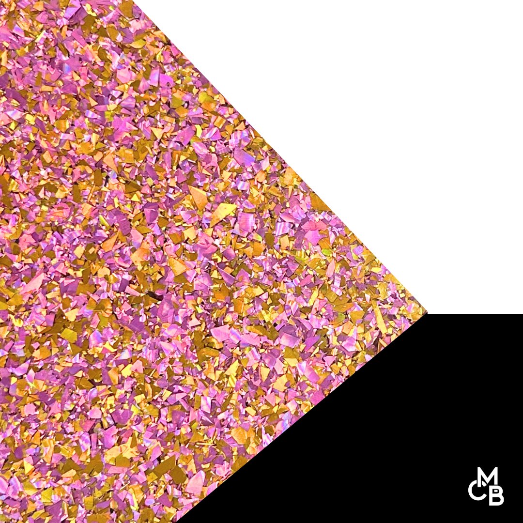 Gilded Blush Flake Glitter Cast Acrylic Sheets -  Glitter Acrylic Sheets - Wholesale Acrylic Sheets