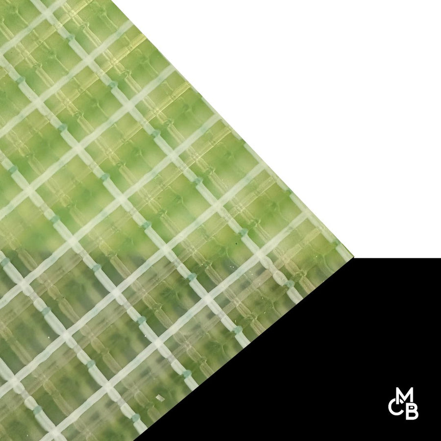 1/8" Gilted Green Tartan Plaid Cast Acrylic Sheets - Acrylic Sheets