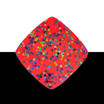 1/8" Holographic Black Hearts Shaped Glitter - CMB CHROMATIC CREATIONS - CMB Pattern Acrylic