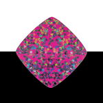 1/8" Holographic Black Hearts Shaped Glitter - CMB CHROMATIC CREATIONS - CMB Pattern Acrylic
