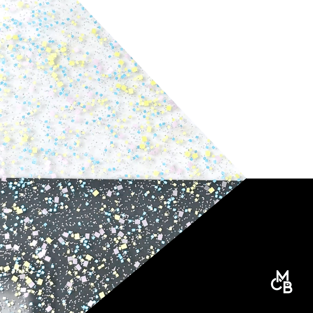 1/8" Humpty Dumpty GlitterBlend Cast Acrylic Sheets - Acrylic Sheets