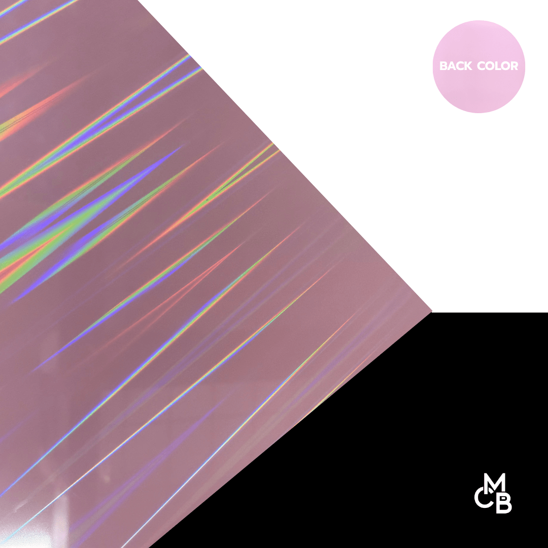 1/8" Iridescent Aurora on Baby Pink Acrylic Sheets - Acrylic Sheets