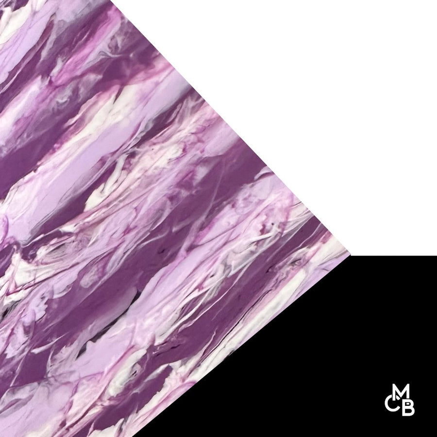 1/8" Lilac Drift Paint Pour Cast Acrylic Sheets - Acrylic Sheets