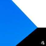 1/8" Matte/Gloss Sky Blue Cast Acrylic Sheets | 2648 - Acrylic Sheets