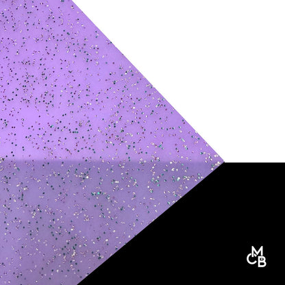1/8" Mystic Orchid Glitz Glitter Cast Acrylic Sheets - Acrylic Sheets