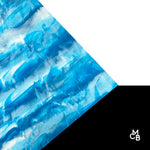 1/8" Nautical Paint Pour Cast Acrylic Sheets - Acrylic Sheets