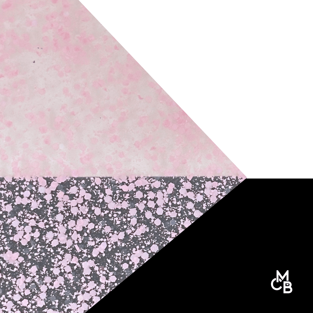 1/8" Pastel Pink Fizz GlitterBlend Cast Acrylic Sheets - Acrylic Sheets
