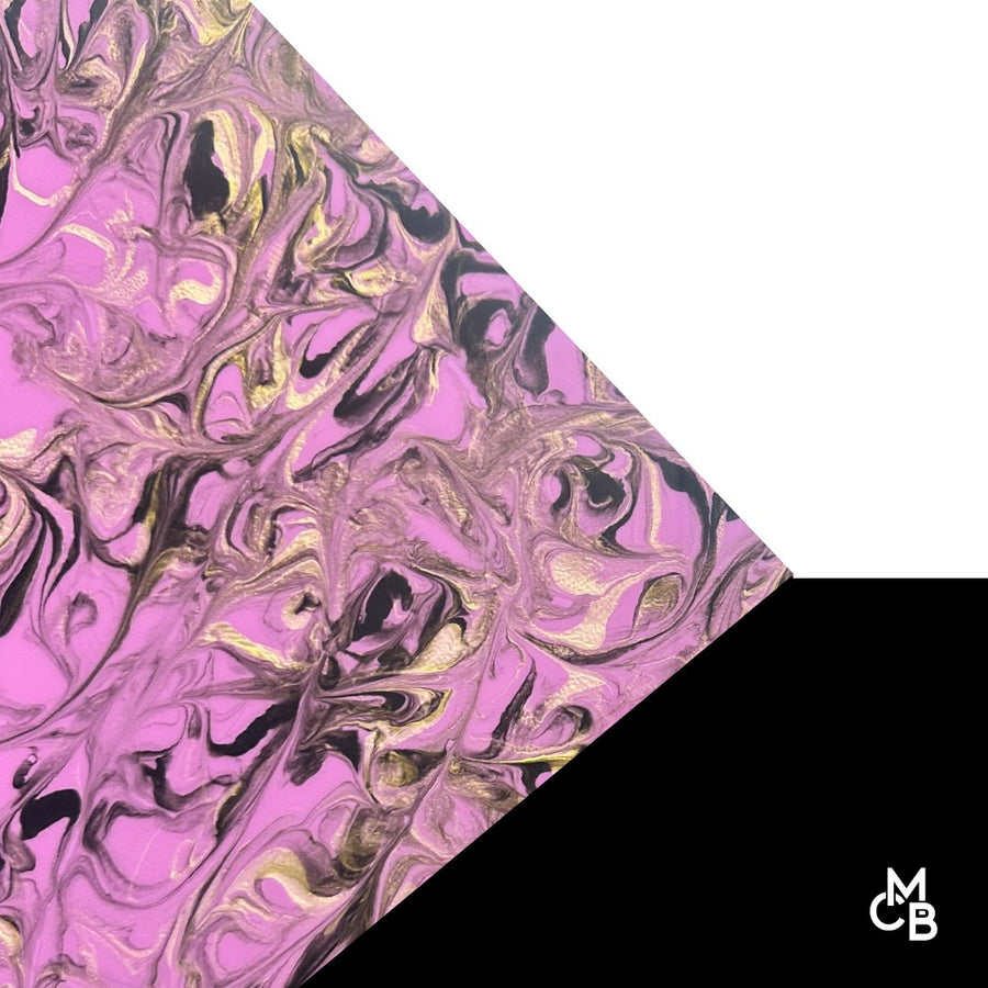 1/8" Purple Golden Swirl Marble Cast Acrylic Sheets - Acrylic Sheets