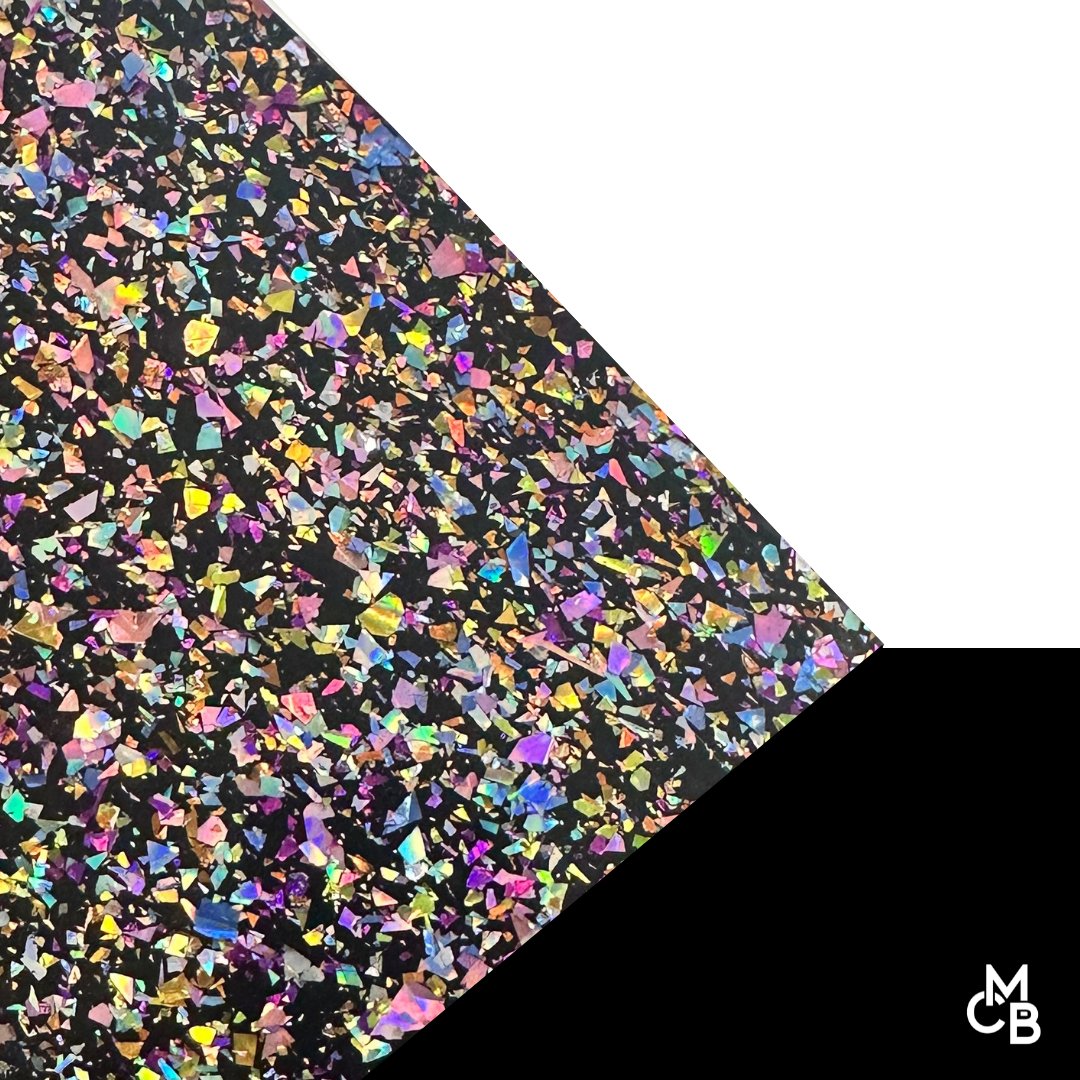 1/8" Queen's Confetti Flake Glitter Cast Acrylic Sheets Custom Made