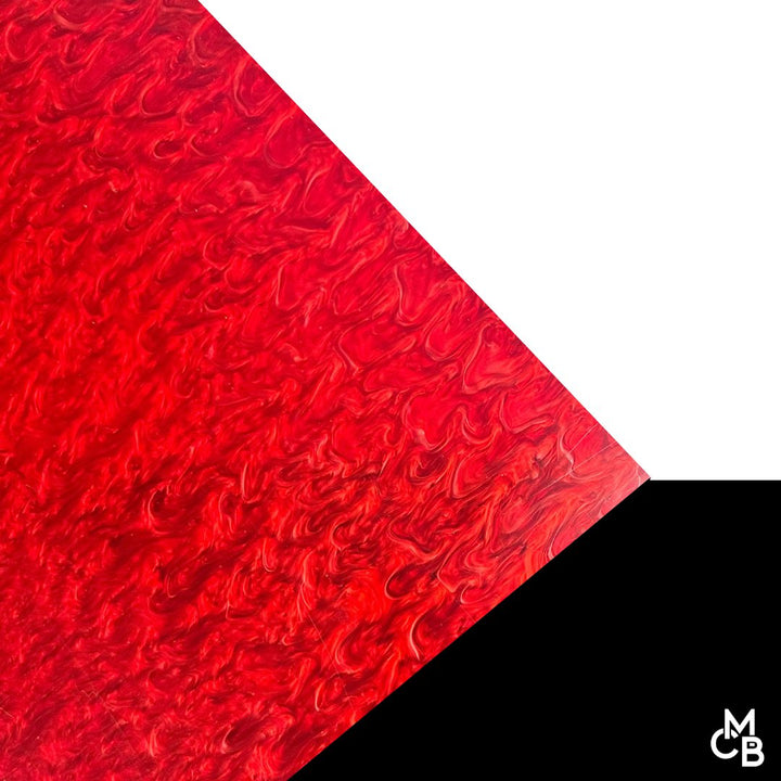 1/8" Red Pearl Cast Acrylic Sheets - Acrylic Sheets