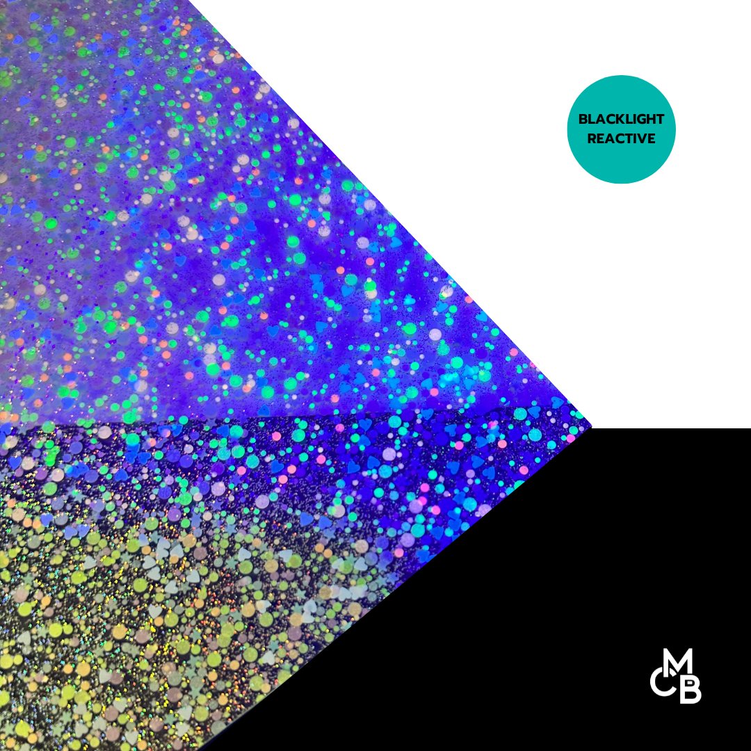 1/8" Rockabye Baby Pastel GlitterBlend Cast Acrylic Sheets - Acrylic Sheets