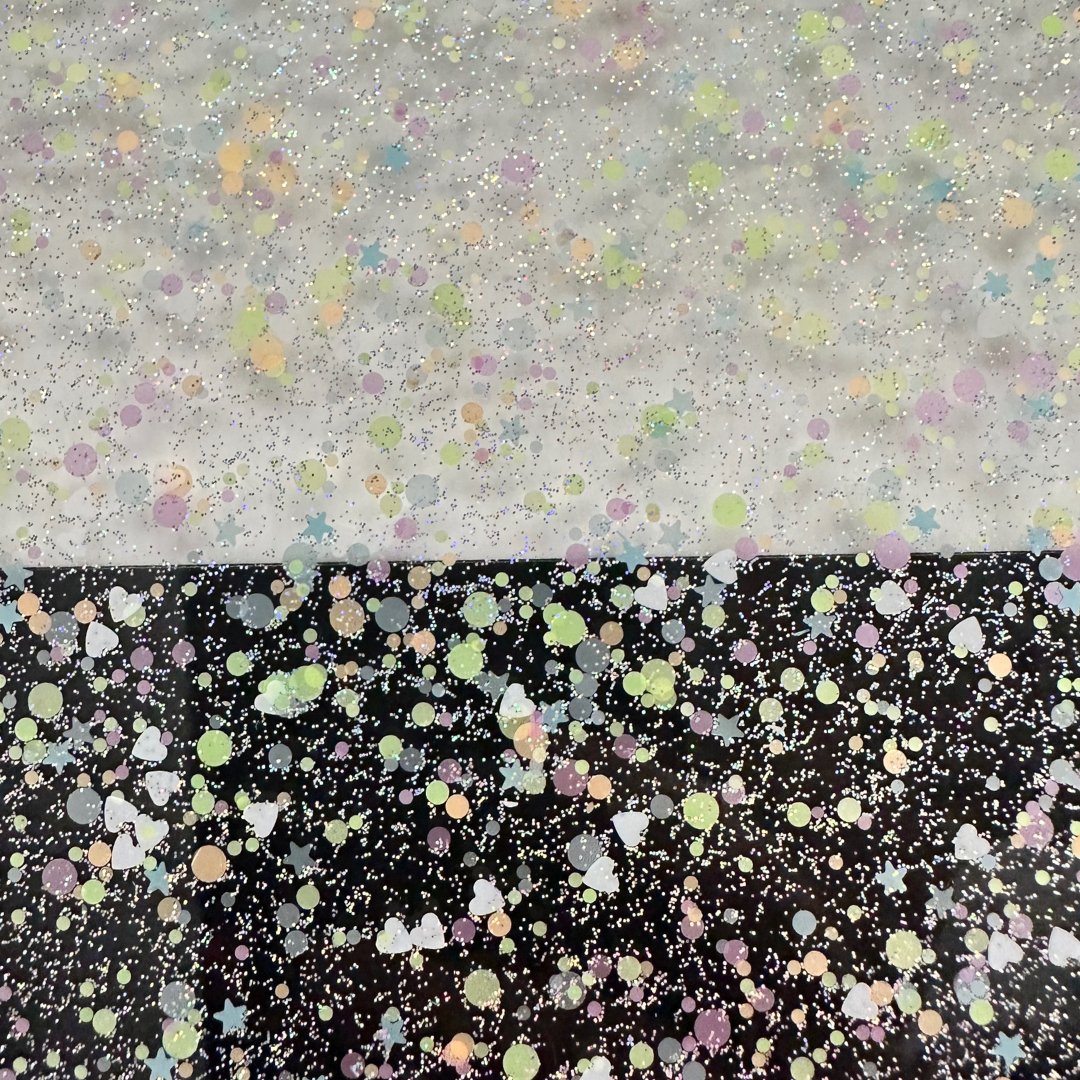 1/8" Rockabye Baby Pastel GlitterBlend Cast Acrylic Sheets - Acrylic Sheets